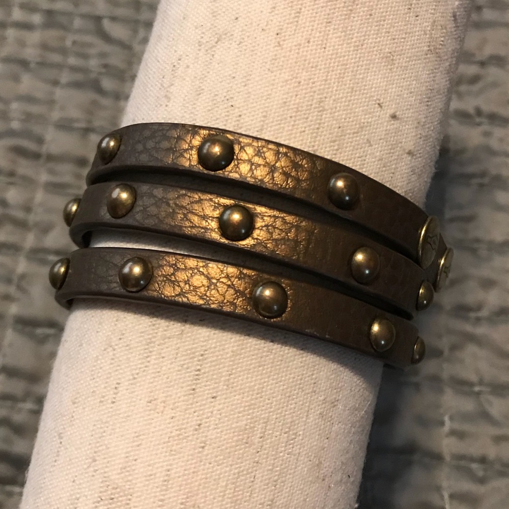 Chloe + Isabel leather wrap bracelet